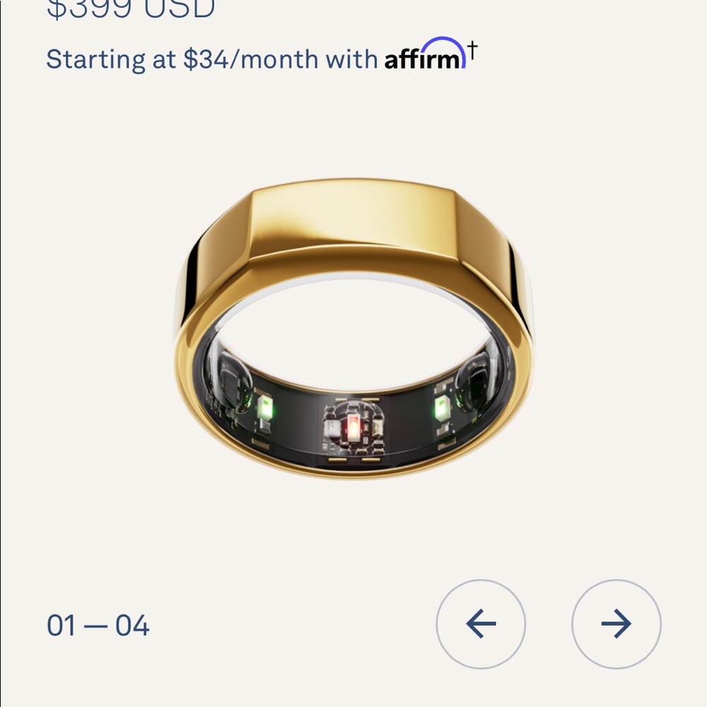 OURA Ring Gen 2 Size 8